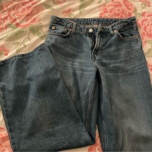 WEEKDAY AMPLE LOW RISE STRAIGHT BAGGY JEANS